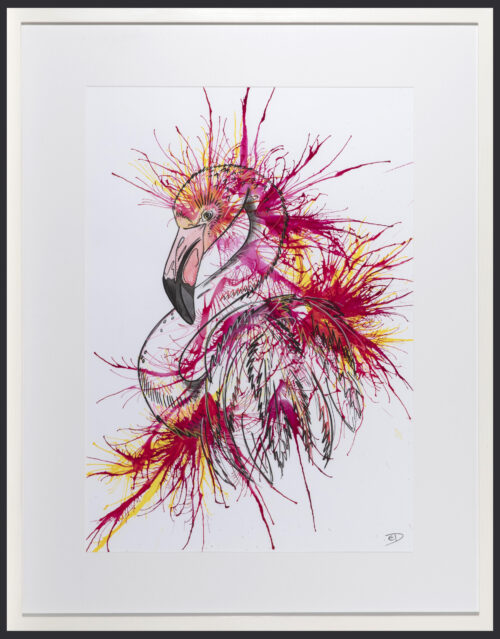 Living Art - Emily Donald - Flamingo