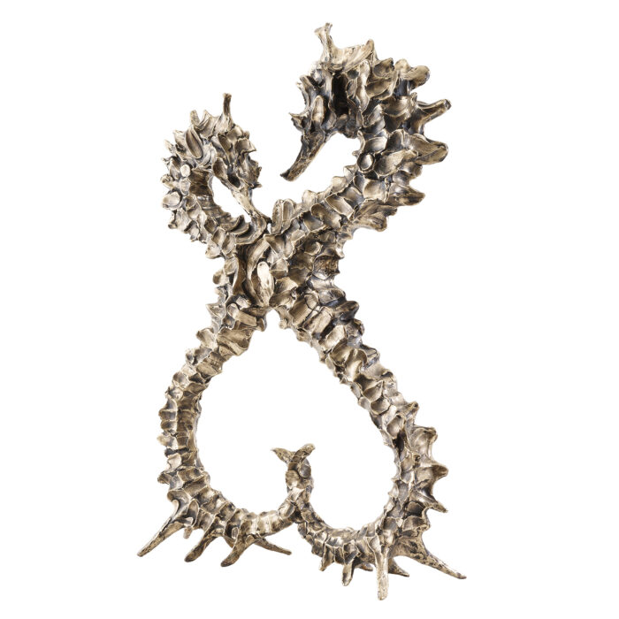 Living Art in Heddington - Bronze Seahorse Couple by Andrzej Szymczyk