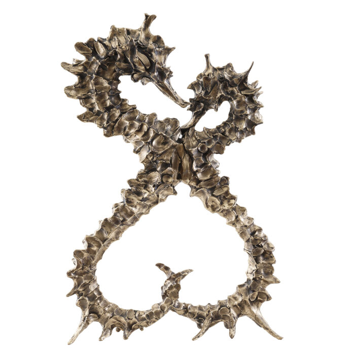 Living Art in Heddington - Bronze Seahorse Couple by Andrzej Szymczyk