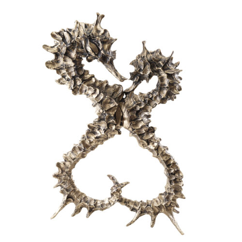 Living Art in Heddington - Bronze Seahorse Couple by Andrzej Szymczyk
