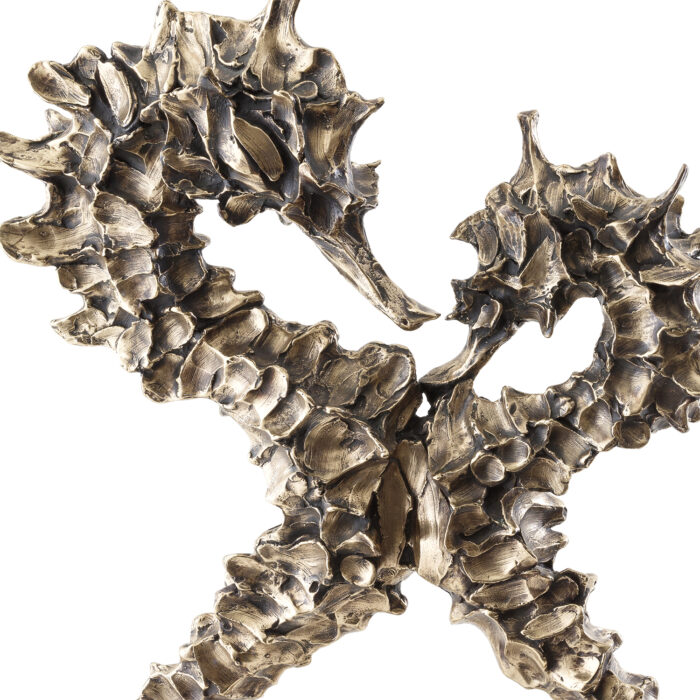 Living Art in Heddington - Bronze Seahorse Couple by Andrzej Szymczyk