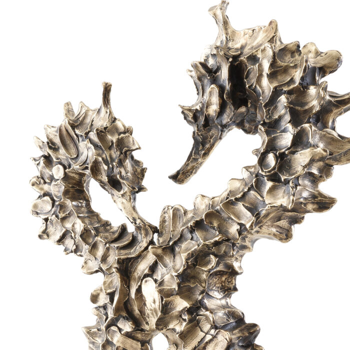 Living Art in Heddington - Bronze Seahorse Couple by Andrzej Szymczyk